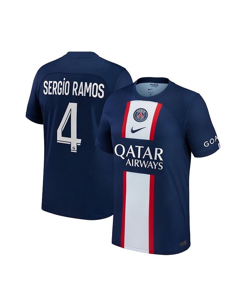 Men's Sergio Ramos Blue Paris Saint-Germain 2022/23 Home Replica Player Jersey $48.15 Jersey