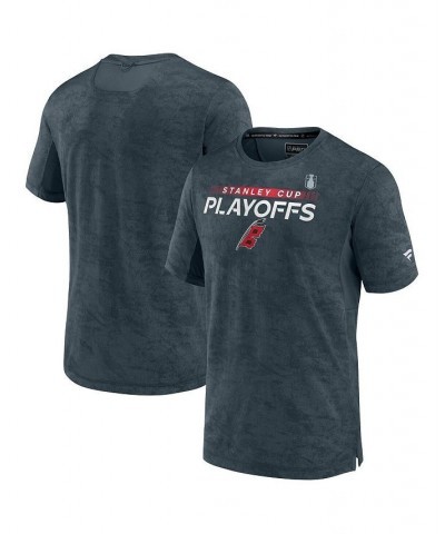 Men's Branded Charcoal Carolina Hurricanes Authentic Pro 2022 Stanley Cup Playoffs T-shirt $28.70 T-Shirts