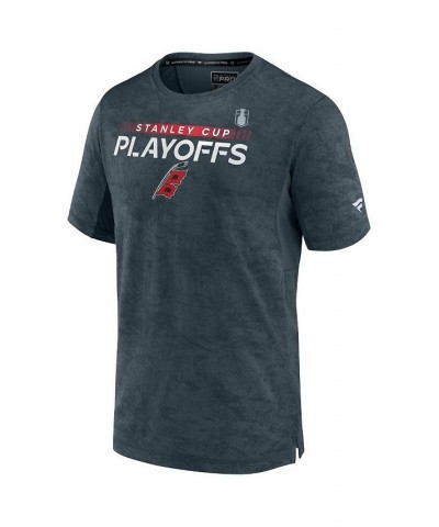 Men's Branded Charcoal Carolina Hurricanes Authentic Pro 2022 Stanley Cup Playoffs T-shirt $28.70 T-Shirts