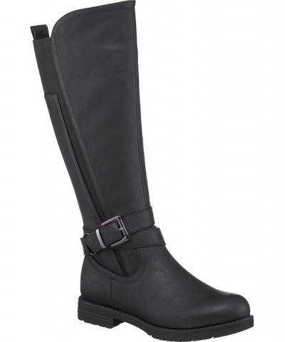 Women's Aston Riding Boots Black $55.90 Shoes