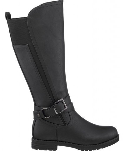 Women's Aston Riding Boots Black $55.90 Shoes