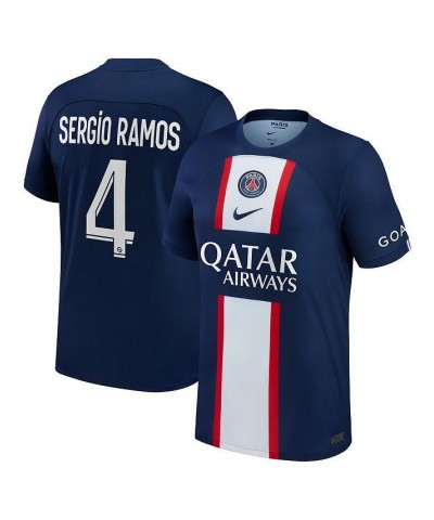 Men's Sergio Ramos Blue Paris Saint-Germain 2022/23 Home Replica Player Jersey $48.15 Jersey