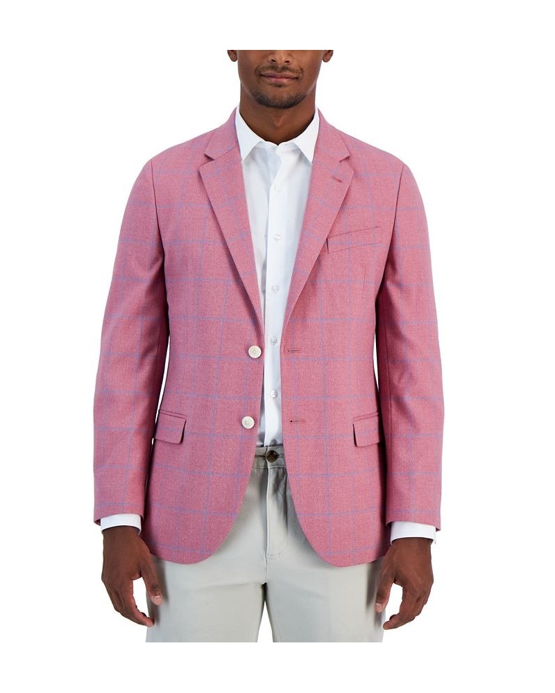 Men's Modern-Fit Plaid Sport Coat PD05 $37.40 Blazers