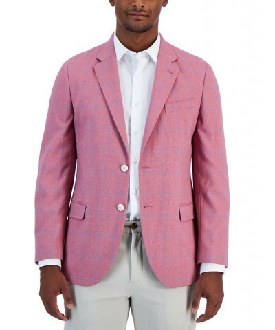 Men's Modern-Fit Plaid Sport Coat PD05 $37.40 Blazers