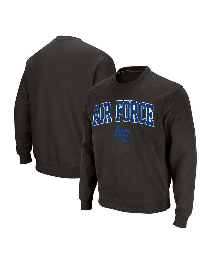 Men's Charcoal Air Force Falcons Arch Logo Sweatshirt $32.99 Sweatshirt