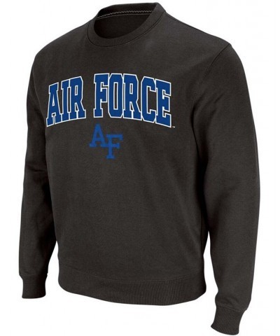 Men's Charcoal Air Force Falcons Arch Logo Sweatshirt $32.99 Sweatshirt