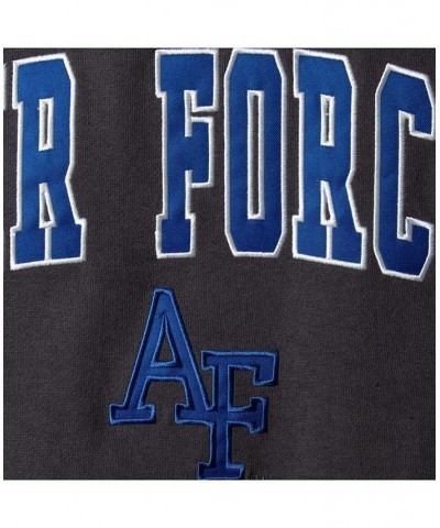 Men's Charcoal Air Force Falcons Arch Logo Sweatshirt $32.99 Sweatshirt