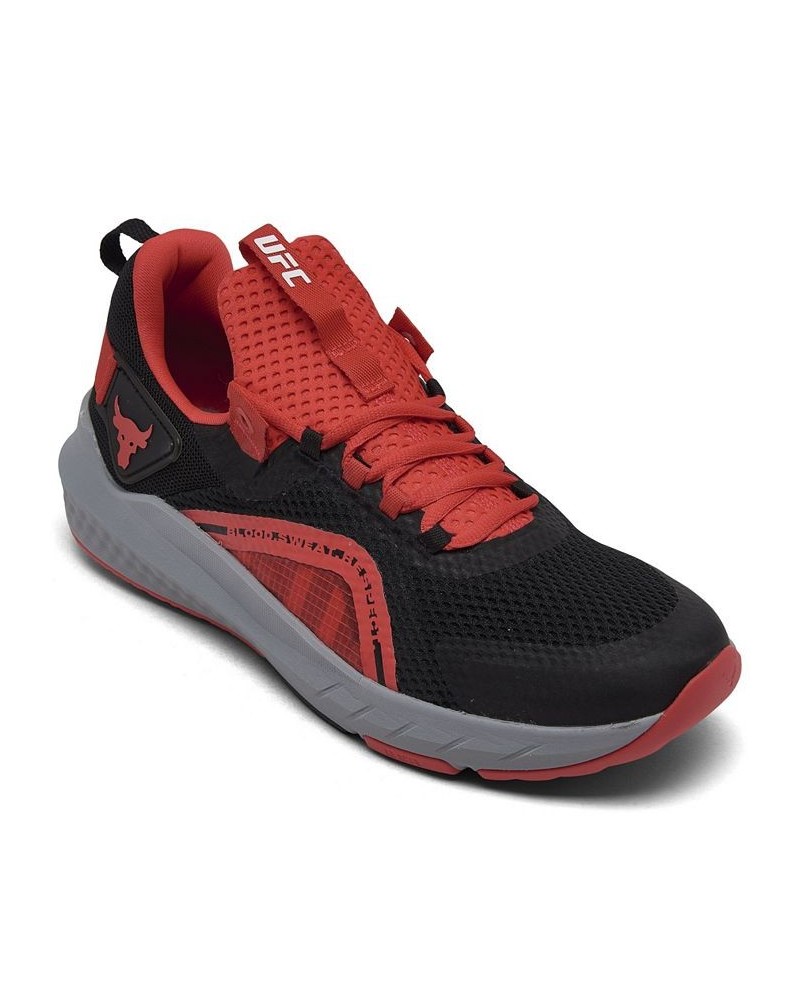 Men's Project Rock BSR 3 Training Sneakers Black, Red $48.45 Shoes