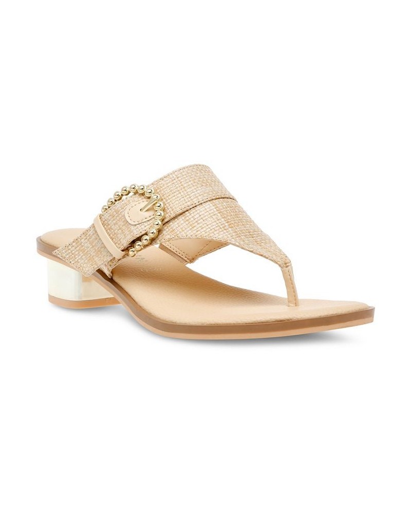 Women's Tillie Block Heel Sandal Tan/Beige $40.94 Shoes