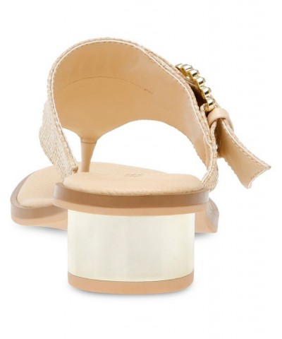 Women's Tillie Block Heel Sandal Tan/Beige $40.94 Shoes