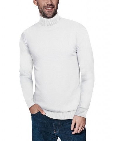 Men's Turtleneck Pull Over Sweater Off White $22.00 Sweaters