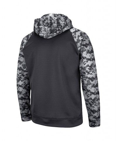 Men's Charcoal Oklahoma Sooners OHT Military-Inspired Appreciation Digi Camo Big and Tall Pullover Hoodie $32.25 Sweatshirt