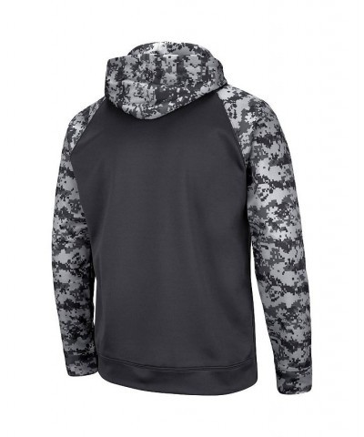 Men's Charcoal Oklahoma Sooners OHT Military-Inspired Appreciation Digi Camo Big and Tall Pullover Hoodie $32.25 Sweatshirt