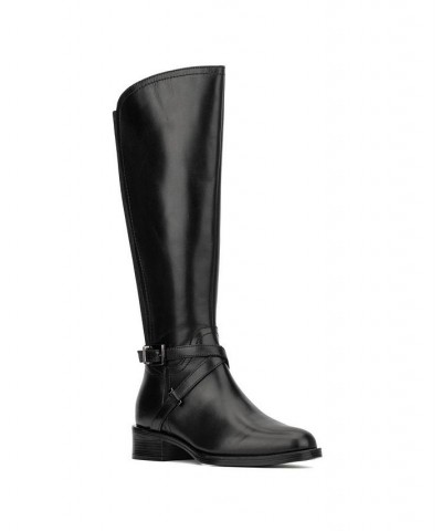 Women's Rachel Tall Boot Black $47.00 Shoes