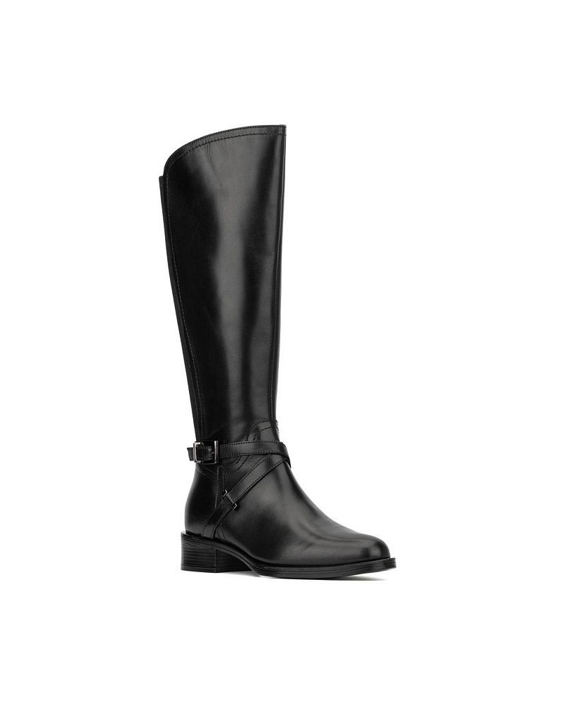 Women's Rachel Tall Boot Black $47.00 Shoes