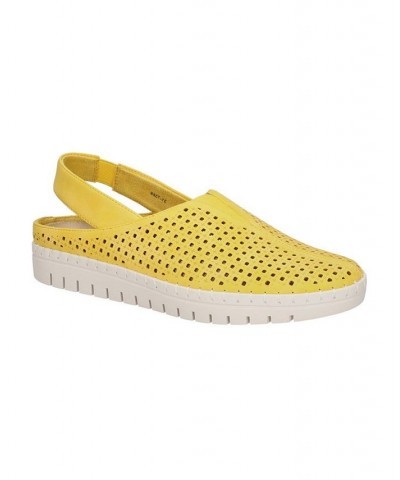 Women's Sofresh Comfort Slingback Flats Yellow $27.30 Shoes