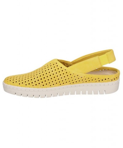 Women's Sofresh Comfort Slingback Flats Yellow $27.30 Shoes