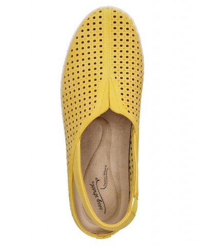 Women's Sofresh Comfort Slingback Flats Yellow $27.30 Shoes