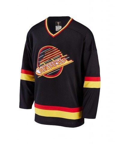 Men's Branded Black Vancouver Canucks Premier Breakaway Heritage Jersey $53.20 Jersey