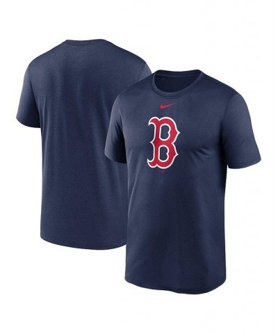 Men's Navy Boston Red Sox Big and Tall Logo Legend Performance T-shirt $20.00 T-Shirts