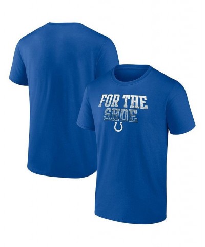 Men's Branded Royal Indianapolis Colts For the Shoe Heavy Hitter T-shirt $16.00 T-Shirts