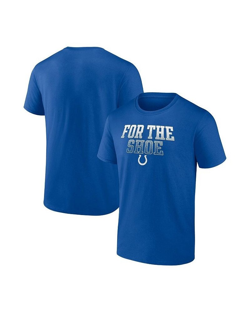 Men's Branded Royal Indianapolis Colts For the Shoe Heavy Hitter T-shirt $16.00 T-Shirts