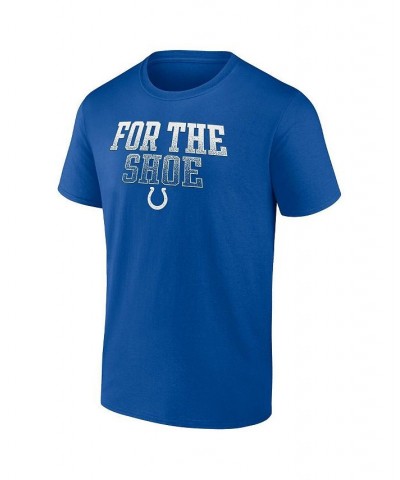 Men's Branded Royal Indianapolis Colts For the Shoe Heavy Hitter T-shirt $16.00 T-Shirts