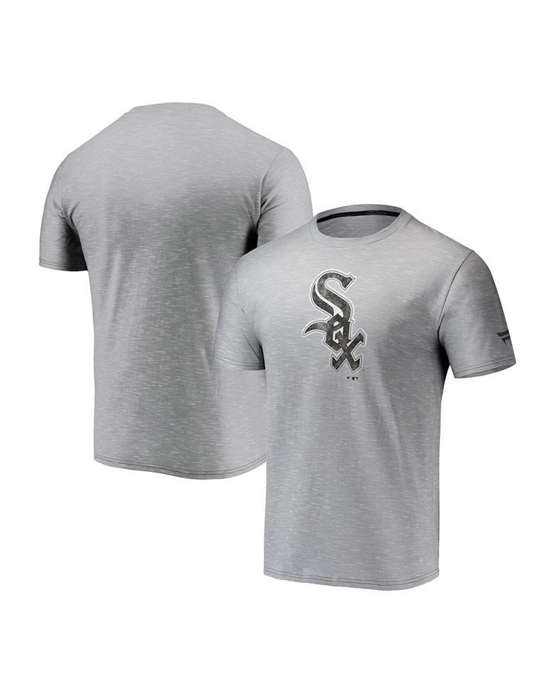 Men's Gray Chicago White Sox Team Logo Space-Dye T-shirt $17.84 T-Shirts