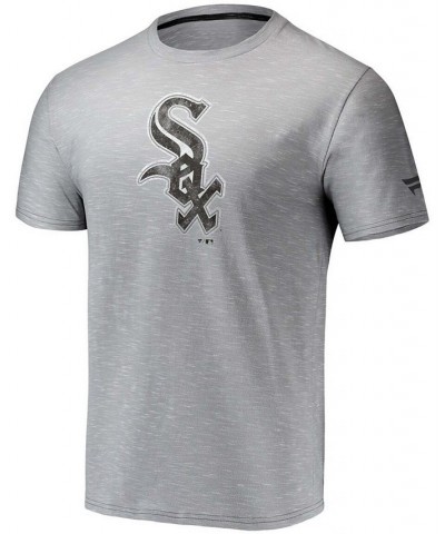 Men's Gray Chicago White Sox Team Logo Space-Dye T-shirt $17.84 T-Shirts