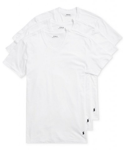 Men's V-Neck Classic Undershirt 3-Pack White $22.00 Undershirt