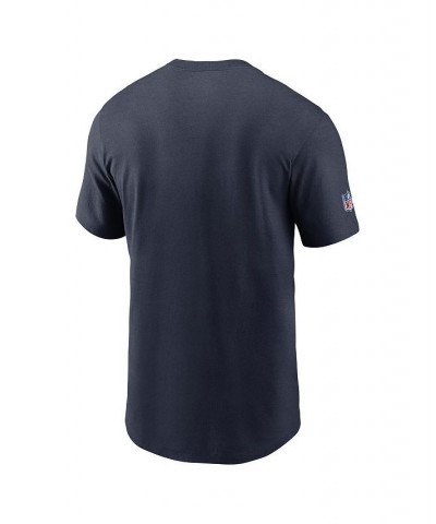 Men's Navy Houston Texans Infograph Lockup Performance T-shirt $23.50 T-Shirts