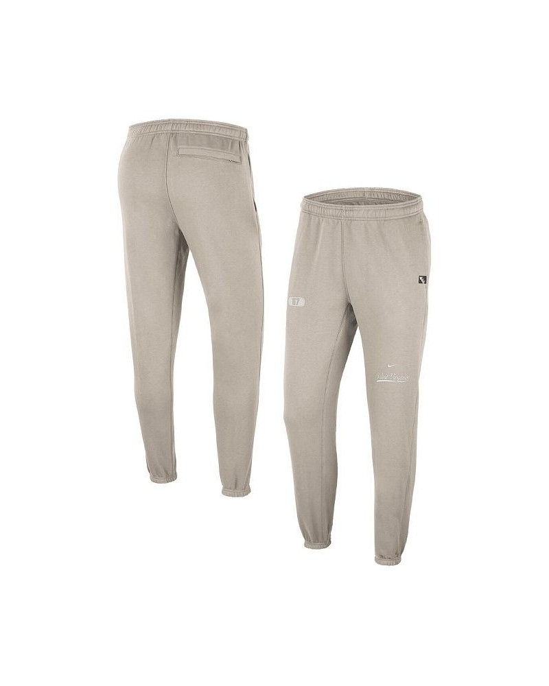 Men's Cream West Virginia Mountaineers Jogger Pants $37.50 Pants