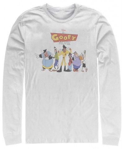 A Goofy Movie Hyuck Hyuck Men's Long Sleeve Crew Neck T-shirt White $18.80 T-Shirts