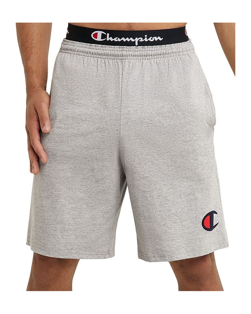 Men's 9" Lightweight Jersey Shorts Gray $14.63 Shorts