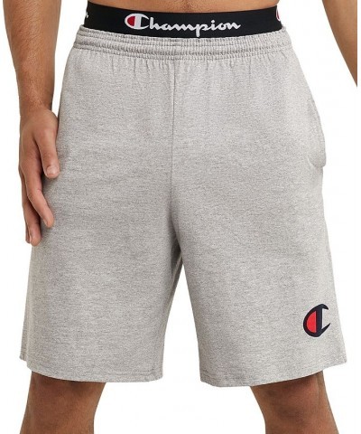 Men's 9" Lightweight Jersey Shorts Gray $14.63 Shorts