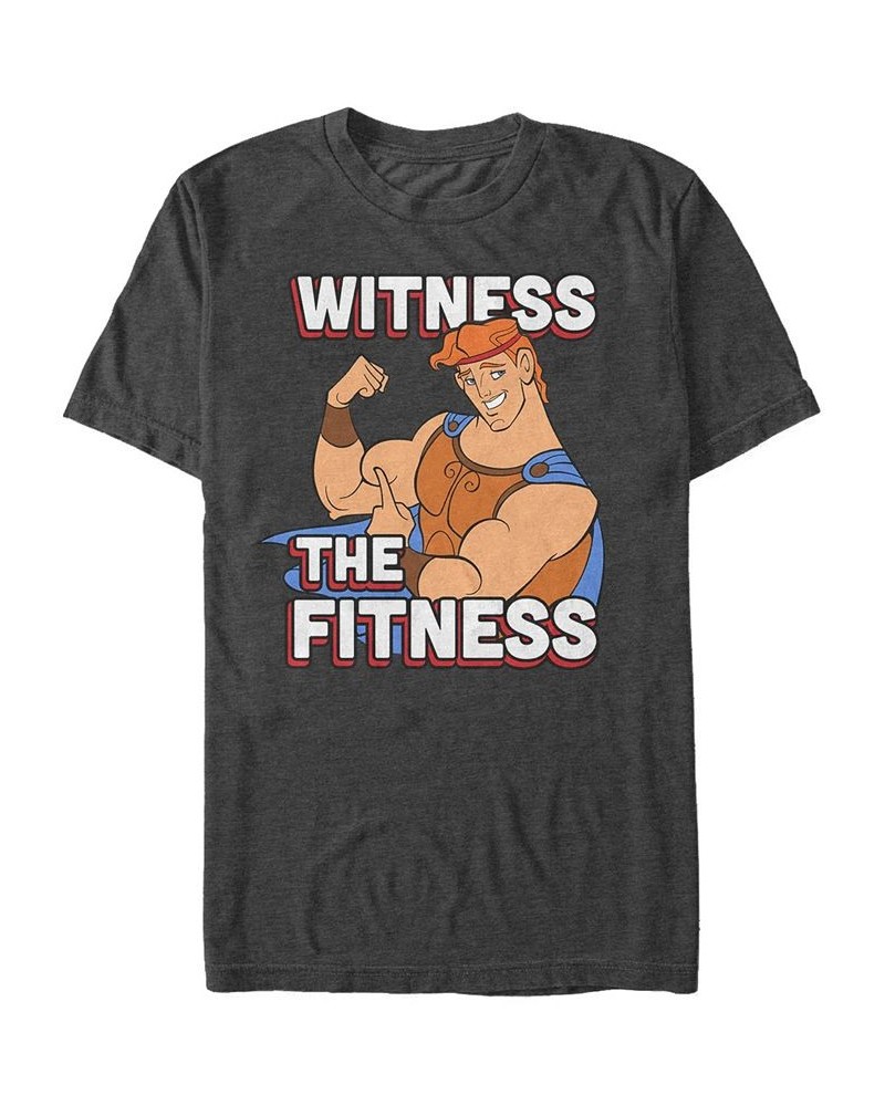 Disney Men's Hercules Witness the Fitness, Short Sleeve T-Shirt Gray $18.19 T-Shirts