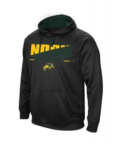 Men's Black NDSU Bison Dean Slash Stack Pullover Hoodie $35.99 Sweatshirt