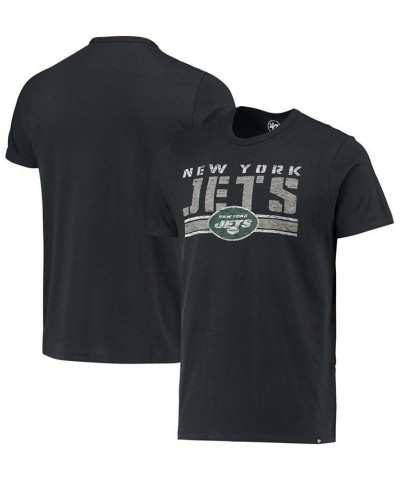 Men's Black New York Jets Team Stripe T-shirt $17.00 T-Shirts