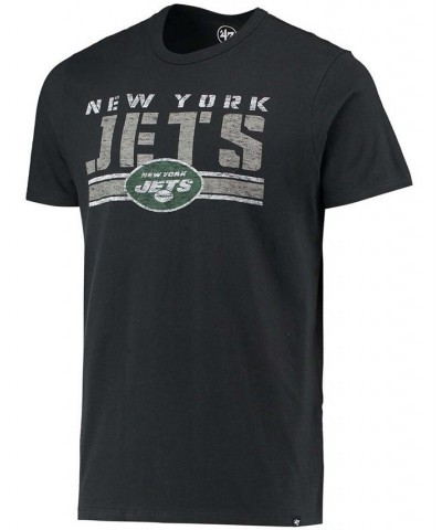 Men's Black New York Jets Team Stripe T-shirt $17.00 T-Shirts