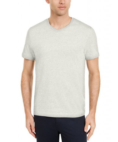 Men's Solid V-Neck T-Shirt PD08 $9.34 T-Shirts