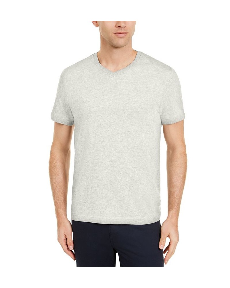 Men's Solid V-Neck T-Shirt PD08 $9.34 T-Shirts