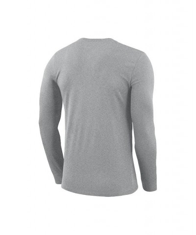 Men's Heather Gray England National Team Primary Logo Legend Performance Long Sleeve T-shirt $24.50 T-Shirts