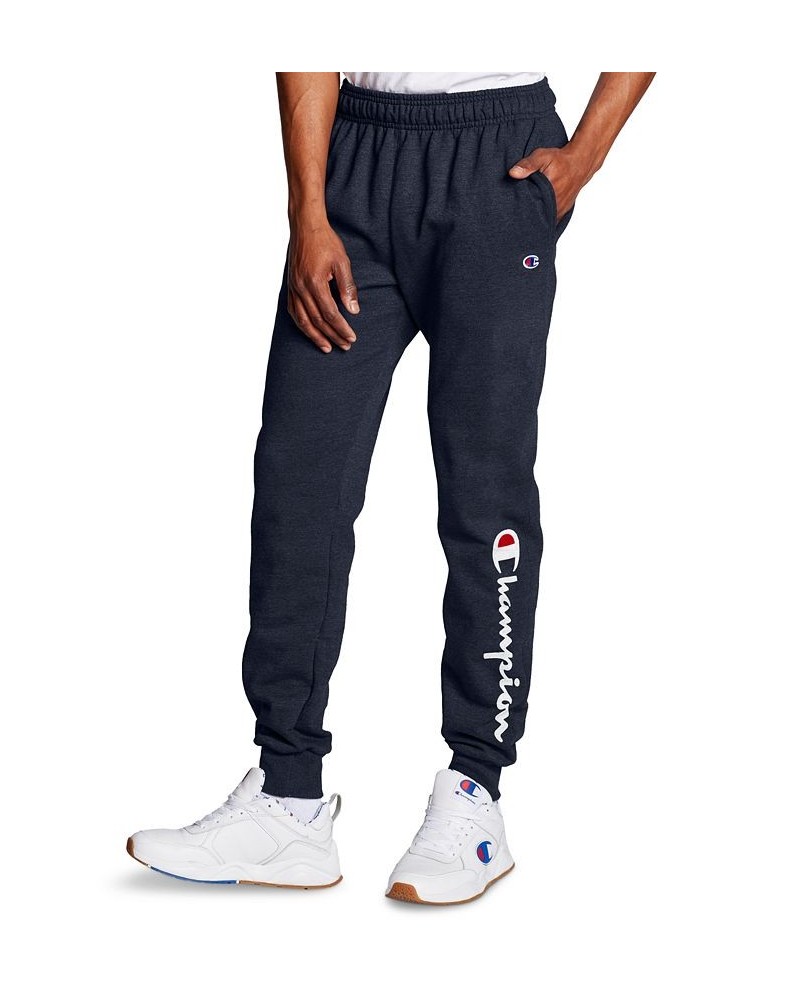 Men's Powerblend Fleece Jogger Pants Navy $19.95 Pants