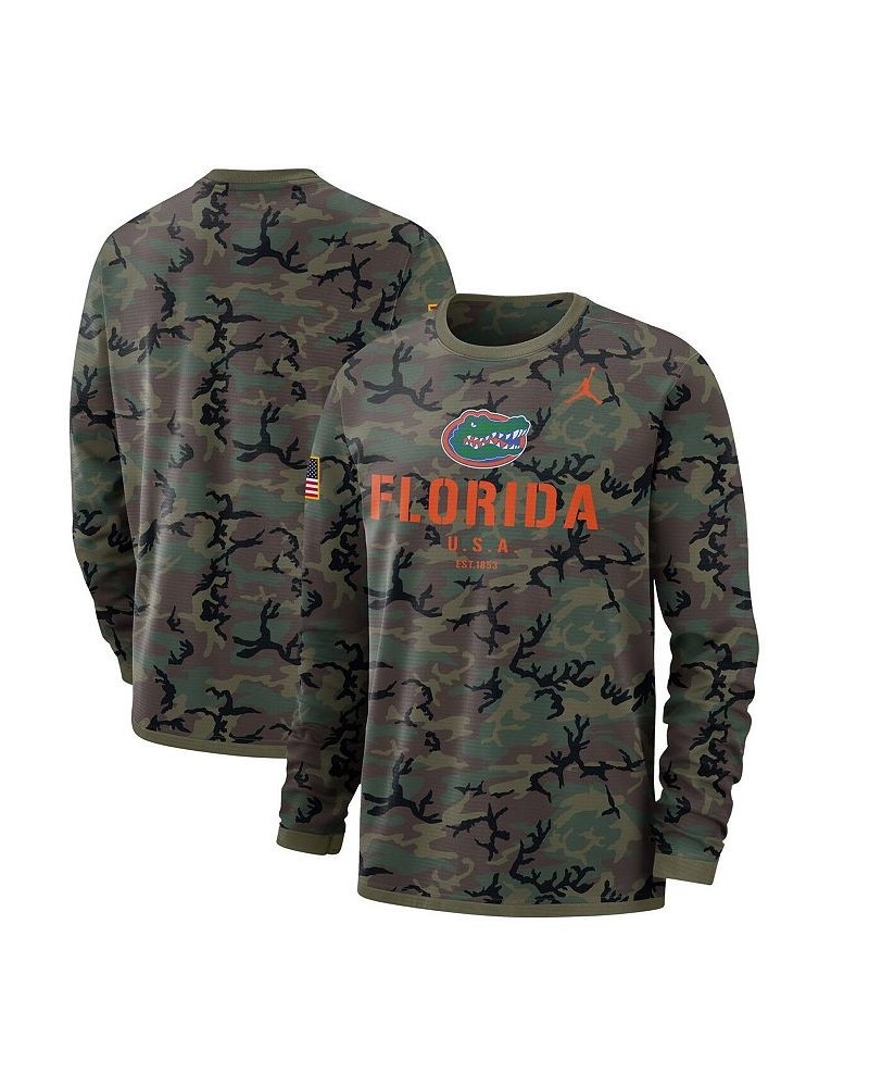 Men's Camo Florida Gators Military-Like Appreciation Performance Long Sleeve T-shirt $22.39 T-Shirts