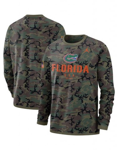 Men's Camo Florida Gators Military-Like Appreciation Performance Long Sleeve T-shirt $22.39 T-Shirts