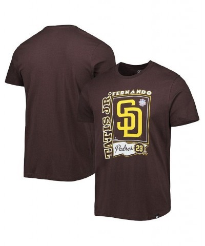 Men's '47 Fernando Tatis Jr. Brown San Diego Padres Super Rival Player T-shirt $25.95 T-Shirts