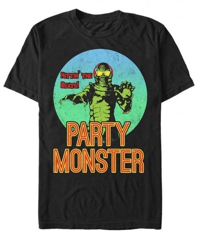 Universal Monsters Men's Creature From the Black Lagoon Party Monster Short Sleeve T-Shirt Black $19.24 T-Shirts