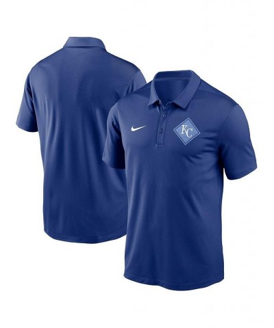 Men's Royal Kansas City Royals Diamond Icon Franchise Performance Polo Shirt $27.30 Polo Shirts