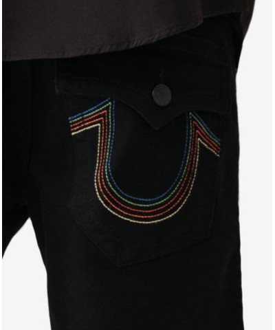 Men's Ricky Multicolor Straight Shorts Black $41.56 Shorts