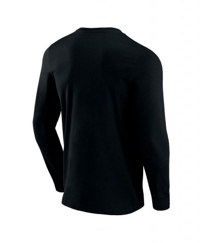 Men's Branded Black Army Black Knights Distressed Arch Over Logo 2.0 Long Sleeve T-shirt $19.20 T-Shirts